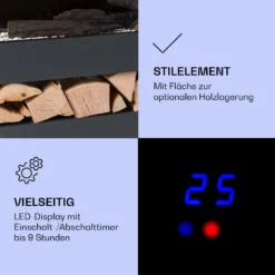 Studio Light & Fire 3 Smart Kamin 1000/2000W MDF WiFi-Steuerung 11 Studio Light & Fire 3 Smart Kamin 1000/2000W MDF WiFi-Steuerung -Haushaltsgerätegeschäft 10038384 de 0004 logo