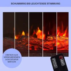 Studio Light & Fire 3 Smart Kamin 1000/2000W MDF WiFi-Steuerung 15 Studio Light & Fire 3 Smart Kamin 1000/2000W MDF WiFi-Steuerung -Haushaltsgerätegeschäft 10038384 de 0008 usp