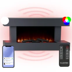 Studio Light & Fire 1 Smart Kamin 1000/2000W MDF WiFi-Steuerung