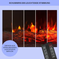 Studio Light & Fire 1 Smart Kamin 1000/2000W MDF WiFi-Steuerung 15 Studio Light & Fire 1 Smart Kamin 1000/2000W MDF WiFi-Steuerung -Haushaltsgerätegeschäft 10038386 de 0008 usp
