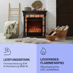 Beerenberg Elektrischer Kamin 1800 W 10 Bis 30 °C Fernbedienung 10 Beerenberg Elektrischer Kamin 1800 W 10 Bis 30 °C Fernbedienung -Haushaltsgerätegeschäft 10038398 de 0004 logo