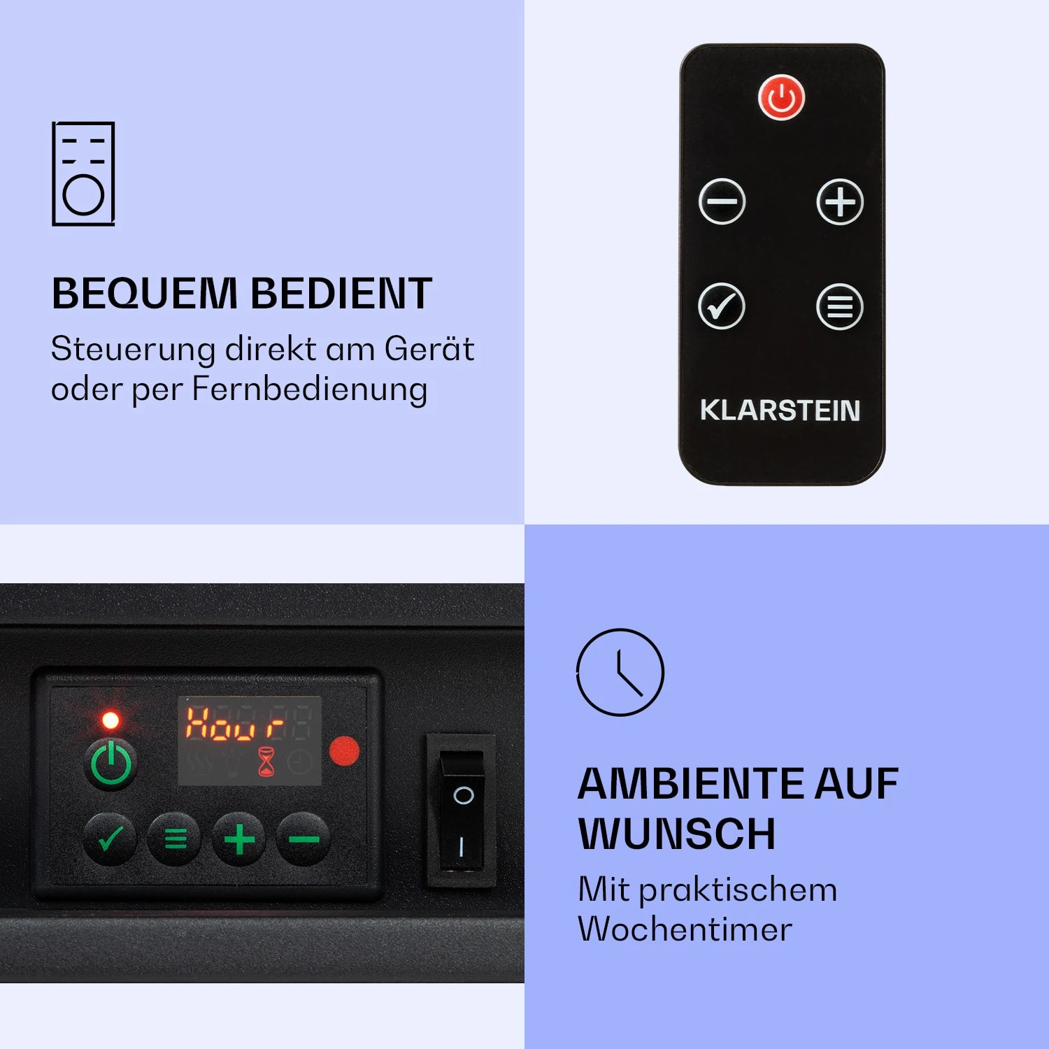 Beerenberg Elektrischer Kamin 1800 W 10 Bis 30 °C Fernbedienung 6 Beerenberg Elektrischer Kamin 1800 W 10 Bis 30 °C Fernbedienung – Bild 6