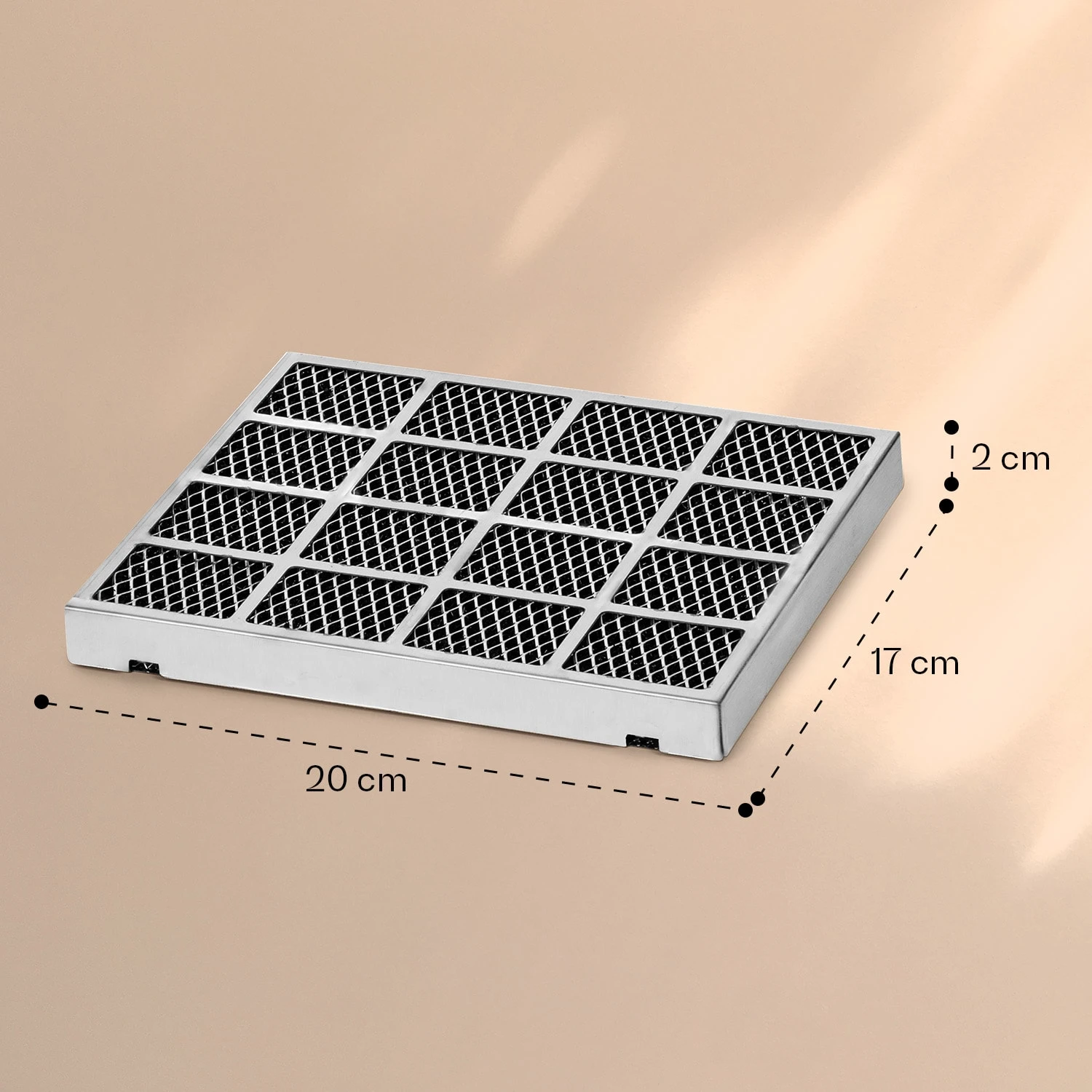 Mariana Aktivkohlefilter Zubehör Ersatz 20 X 2 X 17 Cm (BxHxT) 4 Mariana Aktivkohlefilter Zubehör Ersatz 20 X 2 X 17 Cm (BxHxT) – Bild 4