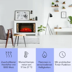 Studio Loft 2 Elektrokamin 1900 W LED-Technik Fernbedienung 9 Studio Loft 2 Elektrokamin 1900 W LED-Technik Fernbedienung -Haushaltsgerätegeschäft 10038617 de 0003 usp