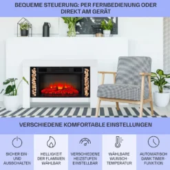 Studio Loft 2 Elektrokamin 1900 W LED-Technik Fernbedienung 12 Studio Loft 2 Elektrokamin 1900 W LED-Technik Fernbedienung -Haushaltsgerätegeschäft 10038617 de 0006 usp