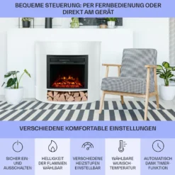 Loloru Elektrokamin Heizlüfter 900/1800W Wochentimer Fernbedienung 13 Loloru Elektrokamin Heizlüfter 900/1800W Wochentimer Fernbedienung -Haushaltsgerätegeschäft 10038631 de 0006 usp
