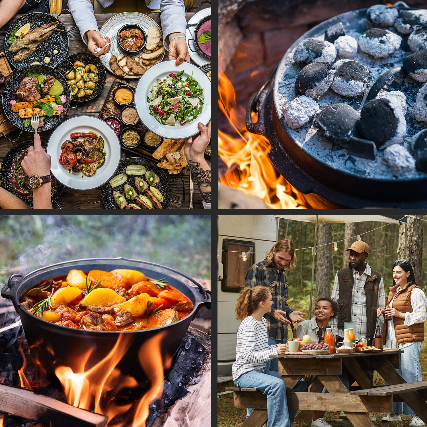 Guernsey Premium Dutch Oven 9.0 BBQ-Topf Gusseisen Standfüße Größe L / 9 Qt 5 Guernsey Premium Dutch Oven 9.0 BBQ-Topf Gusseisen Standfüße Größe L / 9 Qt – Bild 5