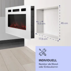 Galeras Elektrischer Wand- Und Einbaukamin 1800 W LED 3 Farben Timer 12 Galeras Elektrischer Wand- Und Einbaukamin 1800 W LED 3 Farben Timer -Haushaltsgerätegeschäft 10038688 de 0005 logo