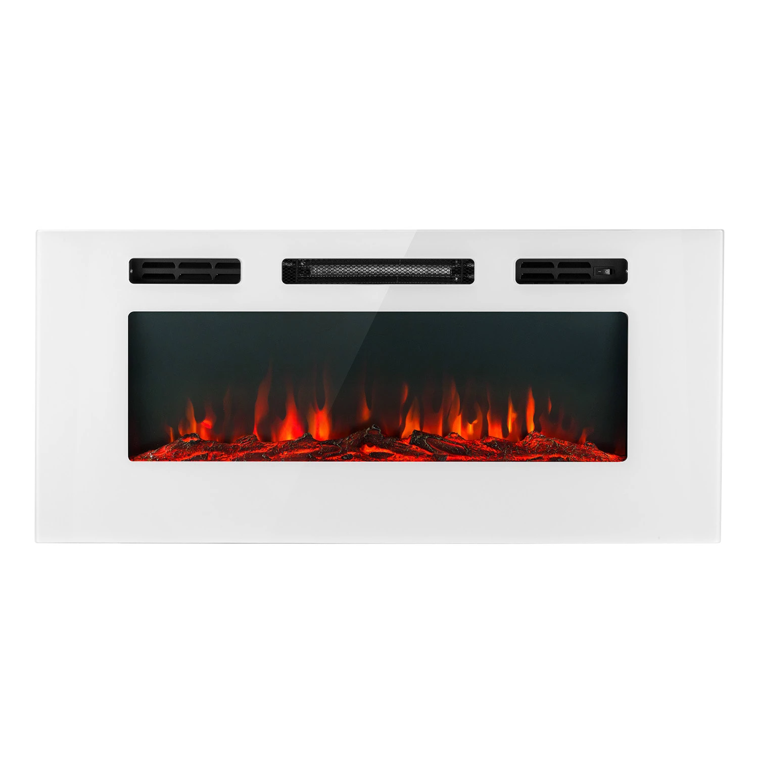 Galeras Elektrischer Wand- Und Einbaukamin 1800 W LED 3 Farben Timer 1 Galeras Elektrischer Wand- Und Einbaukamin 1800 W LED 3 Farben Timer