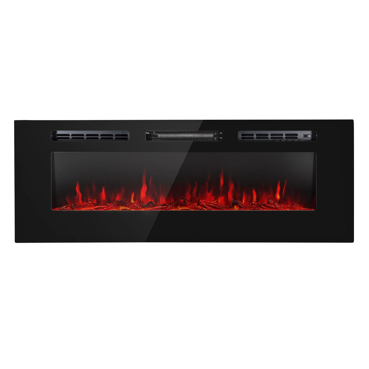 Galeras Elektrischer Wand- Und Einbaukamin 1800 W LED 3 Farben Timer 1 Galeras Elektrischer Wand- Und Einbaukamin 1800 W LED 3 Farben Timer