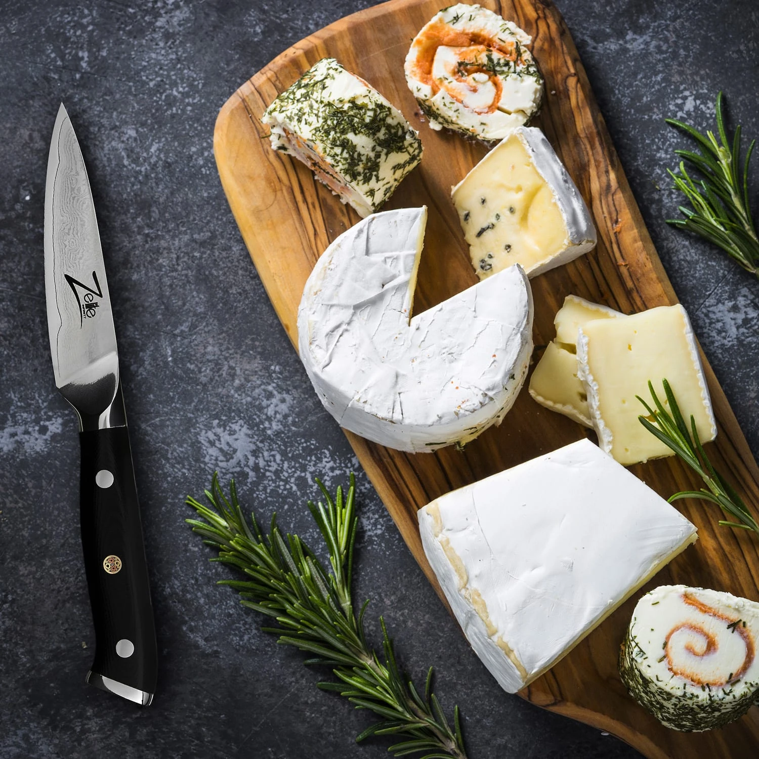 Alpha-Royal Japanese Serie 4" Schälmesser Damaszener-Stahl 67-lagig 5 Alpha-Royal Japanese Serie 4" Schälmesser Damaszener-Stahl 67-lagig – Bild 5