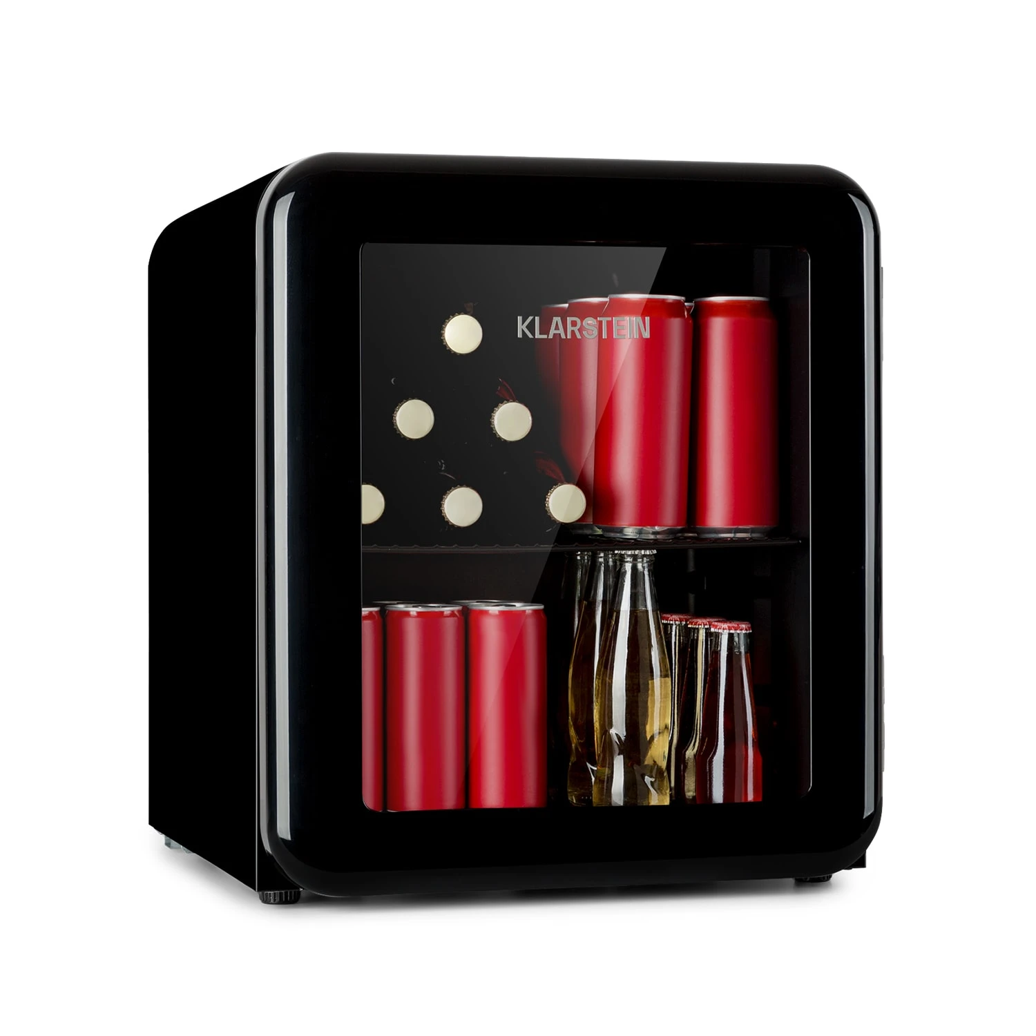 PopLife Getränkekühler Kühlschrank 0-10°C Retro-Design 1 PopLife Getränkekühler Kühlschrank 0-10°C Retro-Design