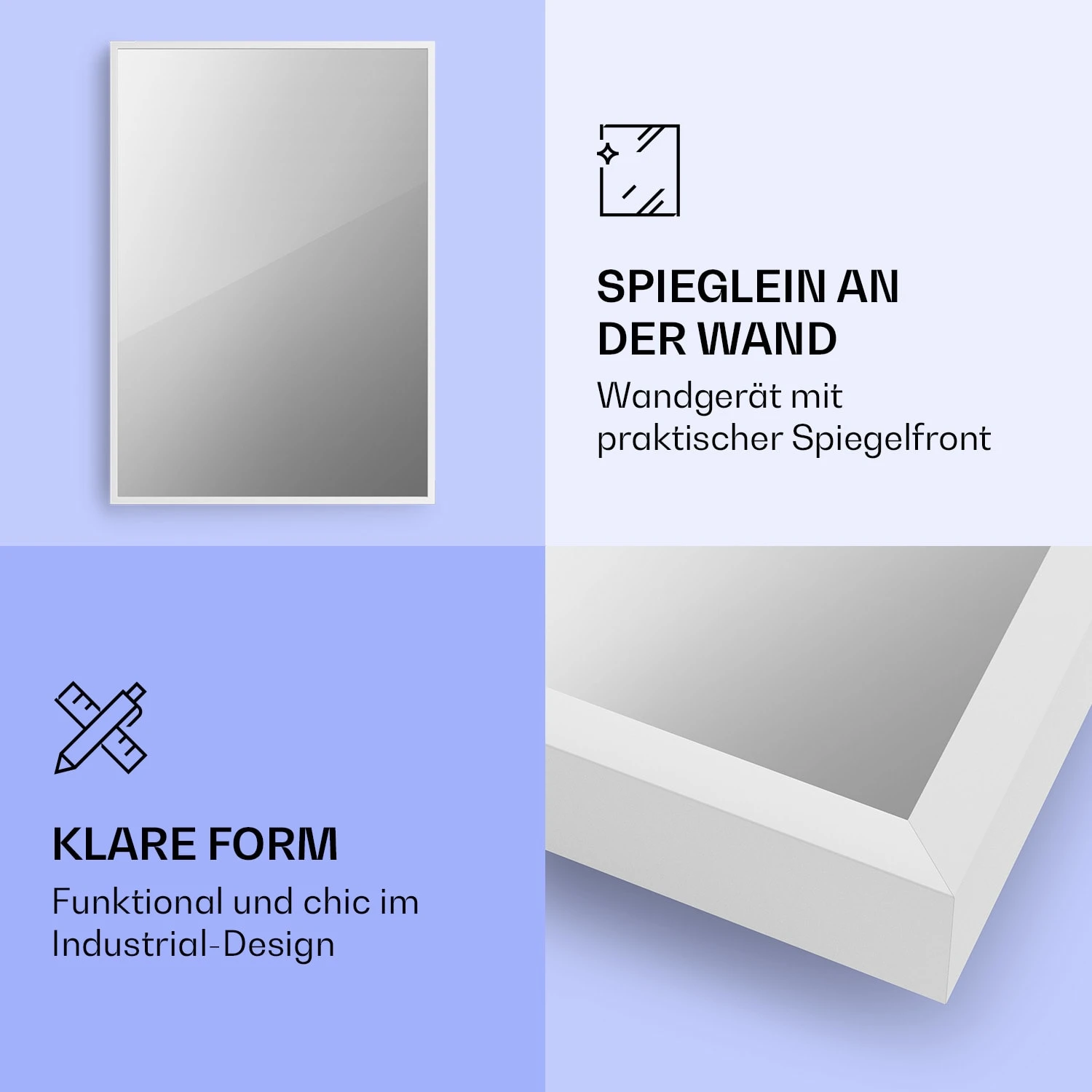 La Palma 750 Smart 2-in-1 Heizgerät Infrarot Konvektor 85x60cm 750W Spiegelfront 3 La Palma 750 Smart 2-in-1 Heizgerät Infrarot Konvektor 85x60cm 750W Spiegelfront – Bild 3