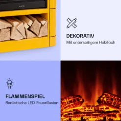 Dukono Elektrokamin 1800 W LED-Flammen Heizlüfter Timer Holzfach 10 Dukono Elektrokamin 1800 W LED-Flammen Heizlüfter Timer Holzfach -Haushaltsgerätegeschäft 10039853 de 0003 logo