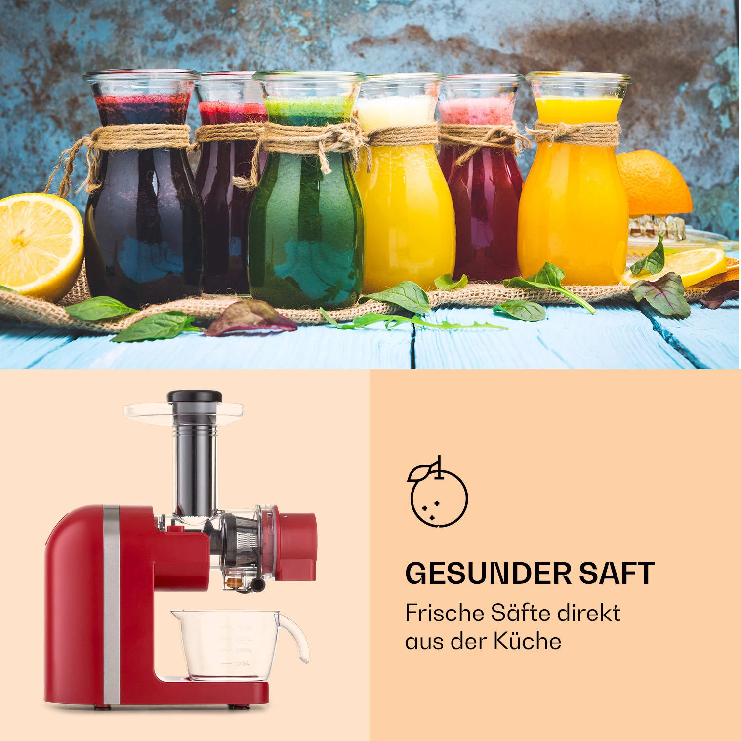 Bella Elegance Saftpresse 200 W 400 Ml BPA-frei 5 Bella Elegance Saftpresse 200 W 400 Ml BPA-frei – Bild 5