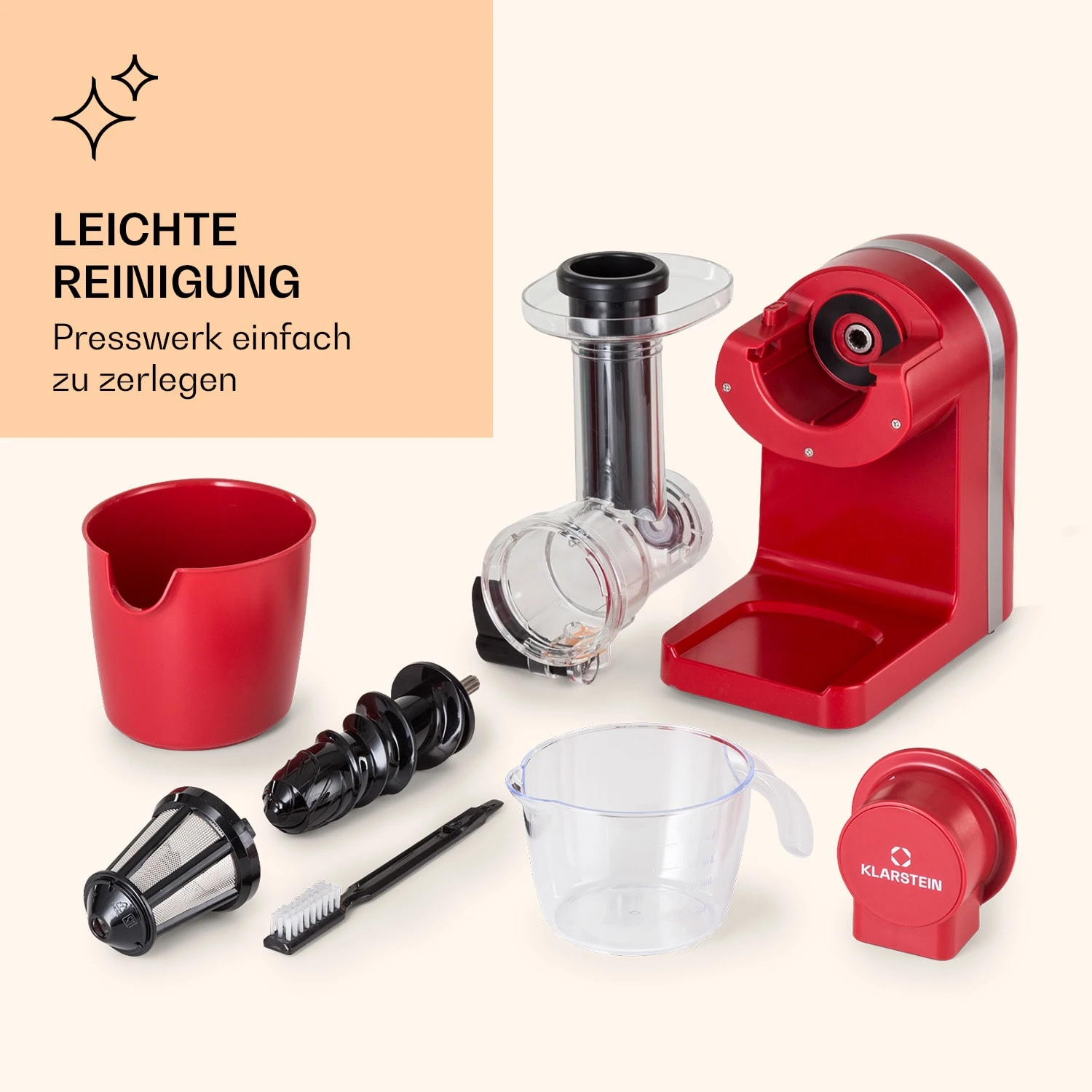 Bella Elegance Saftpresse 200 W 400 Ml BPA-frei 7 Bella Elegance Saftpresse 200 W 400 Ml BPA-frei – Bild 7