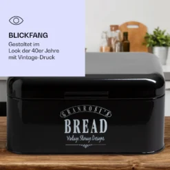Delaware Brotkasten Metall 30 X 16 X 20,5 Cm Klappdeckel Lüftungslöcher 9 Delaware Brotkasten Metall 30 X 16 X 20,5 Cm Klappdeckel Lüftungslöcher -Haushaltsgerätegeschäft 10039910 de 0004 logo
