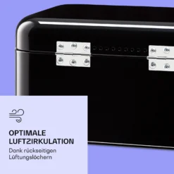 Delaware Brotkasten Metall 30 X 16 X 20,5 Cm Klappdeckel Lüftungslöcher 10 Delaware Brotkasten Metall 30 X 16 X 20,5 Cm Klappdeckel Lüftungslöcher -Haushaltsgerätegeschäft 10039910 de 0005 logo