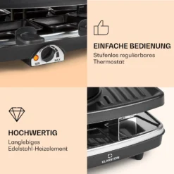 Entrecote 2-in-1 Raclette-Grill & Fondue Naturstein 1100W 8 Personen 10 Entrecote 2-in-1 Raclette-Grill & Fondue Naturstein 1100W 8 Personen -Haushaltsgerätegeschäft 10039922 de 0004 logo