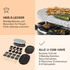 All-U-Can-Grill Raclette Raclette-Grill 4-in-1 Zubehör Für 8 Personen 11 All-U-Can-Grill Raclette Raclette-Grill 4-in-1 Zubehör Für 8 Personen -Haushaltsgerätegeschäft 10039923 de 0005 logo