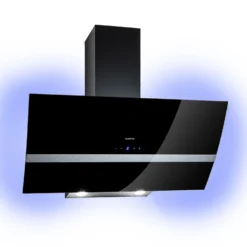 Clara 90 Dunstabzugshaube Glas 509 M³/h Touch Ambiente-Licht