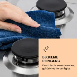 Ignito Chef Edition 5 Zonen Gaskochfeld 5-flammig Sabaf-Brenner Glaskeramik -Haushaltsgerätegeschäft 10040147 de 0006 logo