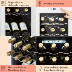 Shiraz 18 Slim Uno Weinkühlschrank 50l 18Fl Touch-Bedienfeld 5-18°C 12 Shiraz 18 Slim Uno Weinkühlschrank 50l 18Fl Touch-Bedienfeld 5-18°C -Haushaltsgerätegeschäft 10040215 de 0005 usp