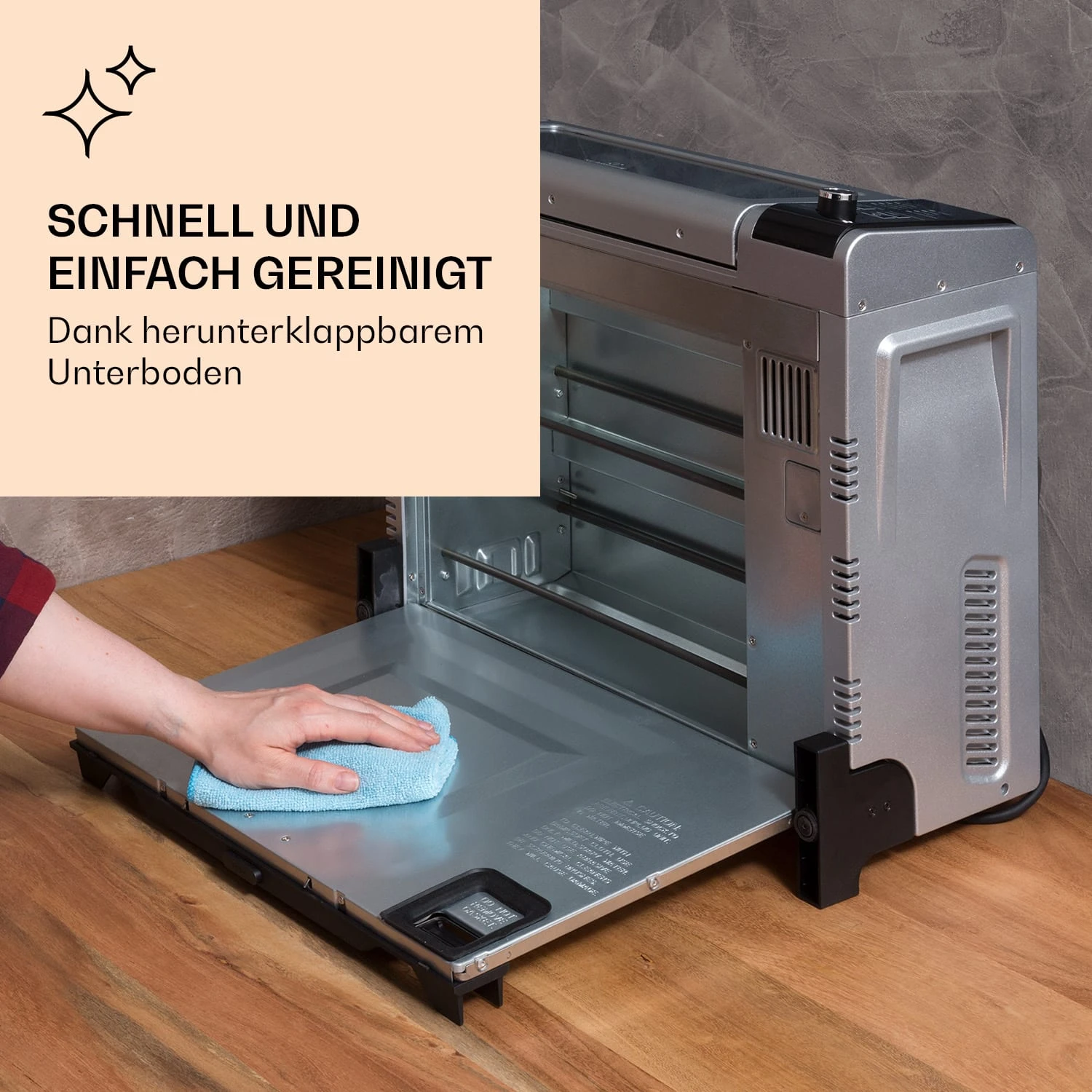 Vita-Crisp Heißluftfritteuse 1700W 10L 8 Funktionen Platzsparend 5 Vita-Crisp Heißluftfritteuse 1700W 10L 8 Funktionen Platzsparend – Bild 5