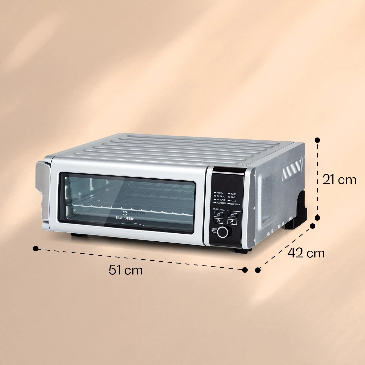 Vita-Crisp Heißluftfritteuse 1700W 10L 8 Funktionen Platzsparend 7 Vita-Crisp Heißluftfritteuse 1700W 10L 8 Funktionen Platzsparend – Bild 7