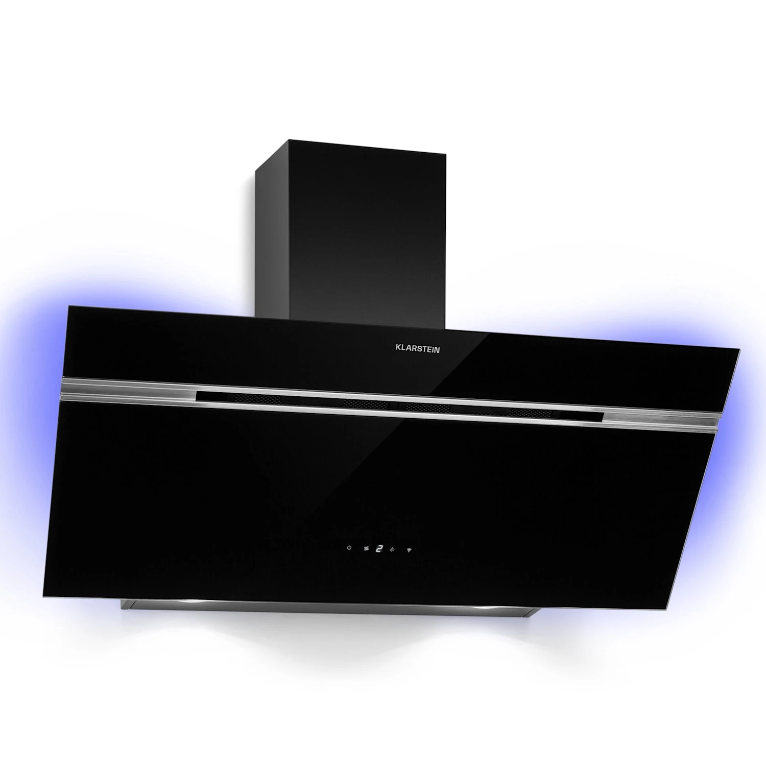 Alina 90 Smart Dunstabzugshaube 90cm 594m³/h LED Ambiente Glasfront 1 Alina 90 Smart Dunstabzugshaube 90cm 594m³/h LED Ambiente Glasfront