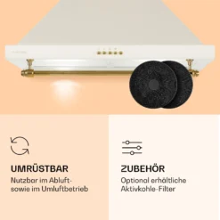 Montblanc 60 Dunstabzugshaube 610m³/h 165W 2x1,5W LED Reling 11 Montblanc 60 Dunstabzugshaube 610m³/h 165W 2x1,5W LED Reling -Haushaltsgerätegeschäft 10040264 de 0005 logo