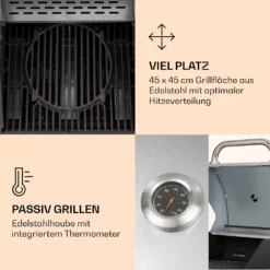 Lucifer 2 Gasgrill 2 X 3,6 KW Brenner 45x45cm Grill Edelstahl Mobil 11 Lucifer 2 Gasgrill 2 X 3,6 KW Brenner 45x45cm Grill Edelstahl Mobil -Haushaltsgerätegeschäft 10040279 de 0004 logo