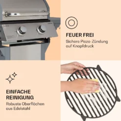 Lucifer 2 Gasgrill 2 X 3,6 KW Brenner 45x45cm Grill Edelstahl Mobil 14 Lucifer 2 Gasgrill 2 X 3,6 KW Brenner 45x45cm Grill Edelstahl Mobil -Haushaltsgerätegeschäft 10040279 de 0007 logo