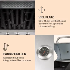 Lucifer 3 Gasgrill 3 X 3,6 KW Brenner 60x45cm Grill Edelstahl Mobil 11 Lucifer 3 Gasgrill 3 X 3,6 KW Brenner 60x45cm Grill Edelstahl Mobil -Haushaltsgerätegeschäft 10040280 de 0004 logo