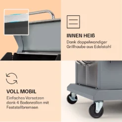 Lucifer 3 Gasgrill 3 X 3,6 KW Brenner 60x45cm Grill Edelstahl Mobil 13 Lucifer 3 Gasgrill 3 X 3,6 KW Brenner 60x45cm Grill Edelstahl Mobil -Haushaltsgerätegeschäft 10040280 de 0006 logo