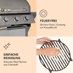 Lucifer 3 Gasgrill 3 X 3,6 KW Brenner 60x45cm Grill Edelstahl Mobil 14 Lucifer 3 Gasgrill 3 X 3,6 KW Brenner 60x45cm Grill Edelstahl Mobil -Haushaltsgerätegeschäft 10040280 de 0007 logo