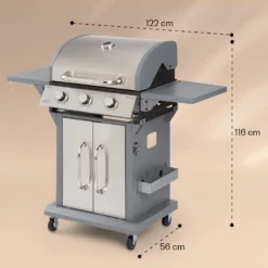 Lucifer 3 Gasgrill 3 X 3,6 KW Brenner 60x45cm Grill Edelstahl Mobil 15 Lucifer 3 Gasgrill 3 X 3,6 KW Brenner 60x45cm Grill Edelstahl Mobil -Haushaltsgerätegeschäft 10040280 yy 0008 dimensions