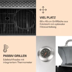 Lucifer 4 Gasgrill 4 X 3,6 KW Brenner 69x45cm Grill Edelstahl Mobil 11 Lucifer 4 Gasgrill 4 X 3,6 KW Brenner 69x45cm Grill Edelstahl Mobil -Haushaltsgerätegeschäft 10040281 de 0004 logo