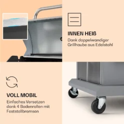 Lucifer 4 Gasgrill 4 X 3,6 KW Brenner 69x45cm Grill Edelstahl Mobil 13 Lucifer 4 Gasgrill 4 X 3,6 KW Brenner 69x45cm Grill Edelstahl Mobil -Haushaltsgerätegeschäft 10040281 de 0006 logo
