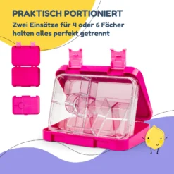 Junior Lunchbox 6 Fächer 21,3 X 15 X 4,5 Cm (BxHxT) BPA-frei 12 Junior Lunchbox 6 Fächer 21,3 X 15 X 4,5 Cm (BxHxT) BPA-frei -Haushaltsgerätegeschäft 10040338 de 0004 usp