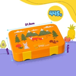 Junior Lunchbox 6 Fächer 21,3 X 15 X 4,5 Cm (BxHxT) BPA-frei -Haushaltsgerätegeschäft 10040339 yy 0009 dimensions