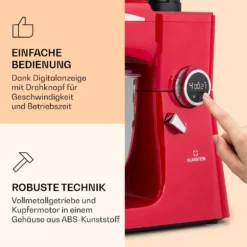 Renata Rossa Küchenmaschine 3-in-1 2000W 2,7PS 5Ltr Edelstahl BPA-frei 10 Renata Rossa Küchenmaschine 3-in-1 2000W 2,7PS 5Ltr Edelstahl BPA-frei -Haushaltsgerätegeschäft 10040499 de 0003 logo