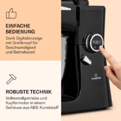 Renata Rossa Küchenmaschine 3-in-1 2000W 2,7PS 5Ltr Edelstahl BPA-frei 10 Renata Rossa Küchenmaschine 3-in-1 2000W 2,7PS 5Ltr Edelstahl BPA-frei -Haushaltsgerätegeschäft 10040500 de 0003 logo