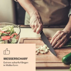 Kissaki Messerset Magnetisch Antihaftversiegelung Wellenform 10 Kissaki Messerset Magnetisch Antihaftversiegelung Wellenform -Haushaltsgerätegeschäft 10040700 de 0004 logo
