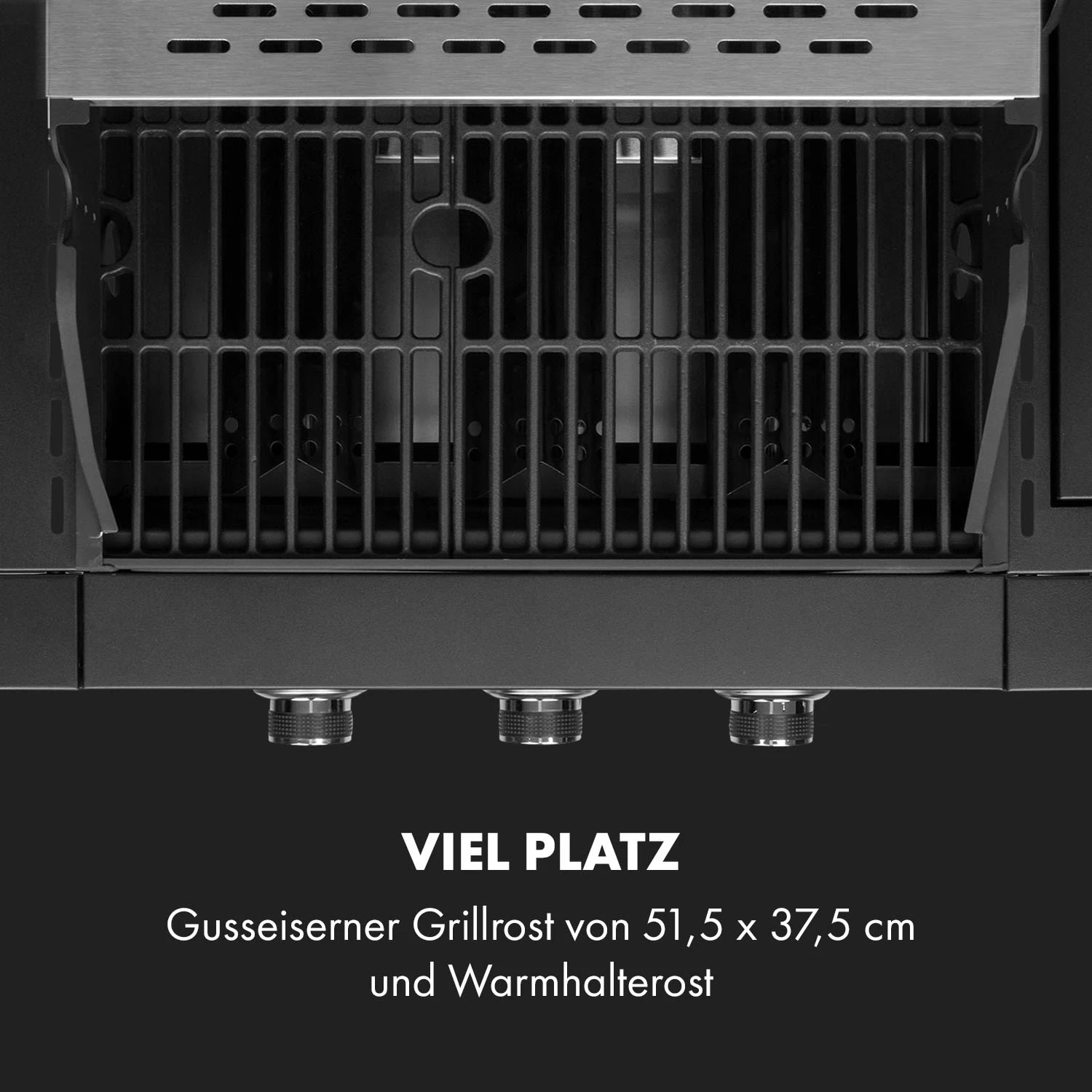 Valdosta 3.1 Gasgrill 3 X 2,8 KW + 2,5 KW Brenner Edelstahl Mobil 3 Valdosta 3.1 Gasgrill 3 X 2,8 KW + 2,5 KW Brenner Edelstahl Mobil – Bild 3