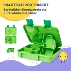 Schmatzfatz By Lite Lunchbox 6 Fächer 20,8x4,5x15 Cm BPA-frei Tritan 11 Schmatzfatz By Lite Lunchbox 6 Fächer 20,8x4,5x15 Cm BPA-frei Tritan -Haushaltsgerätegeschäft 10040715 de 0004 logo