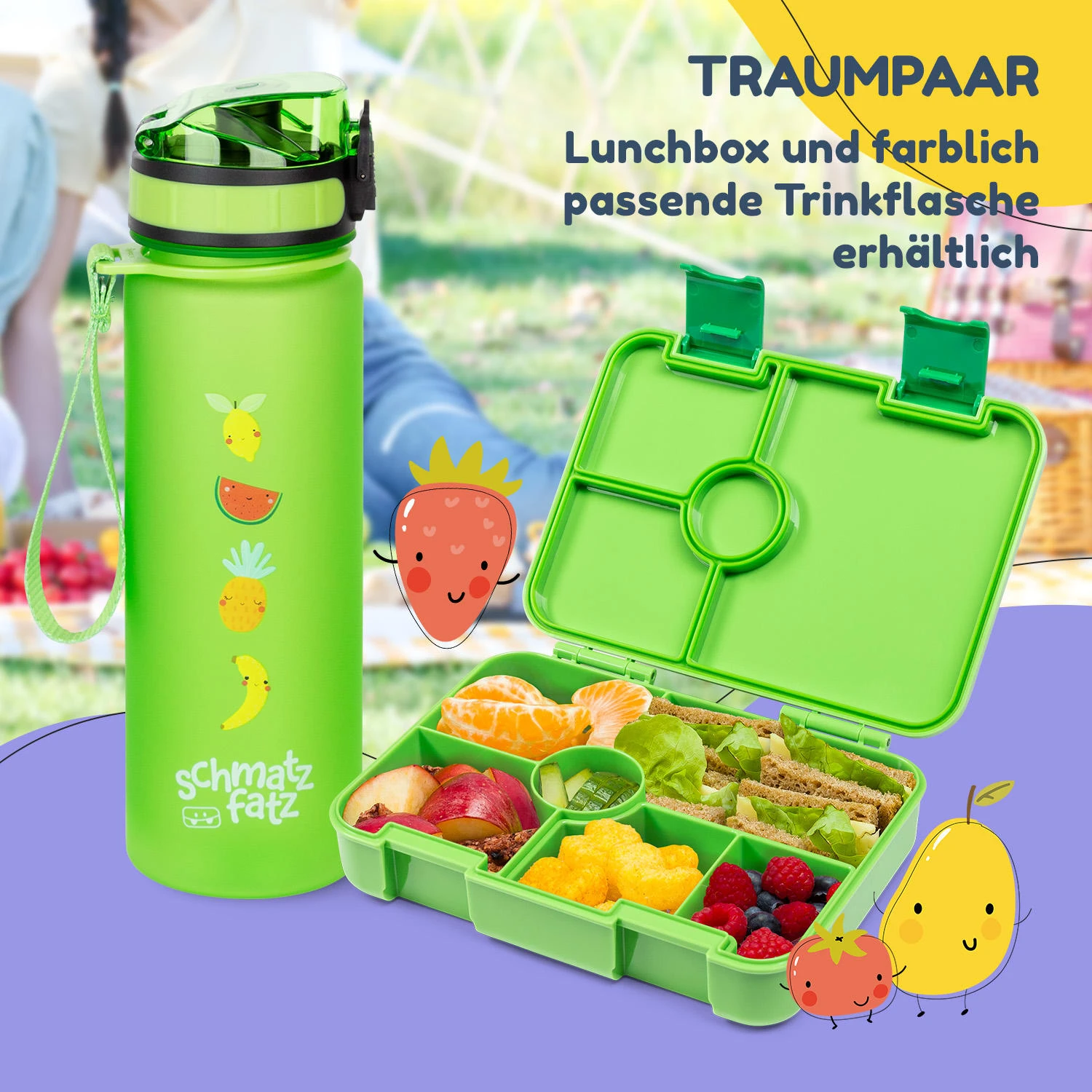 Schmatzfatz By Lite Lunchbox 6 Fächer 20,8x4,5x15 Cm BPA-frei Tritan 7 Schmatzfatz By Lite Lunchbox 6 Fächer 20,8x4,5x15 Cm BPA-frei Tritan – Bild 7