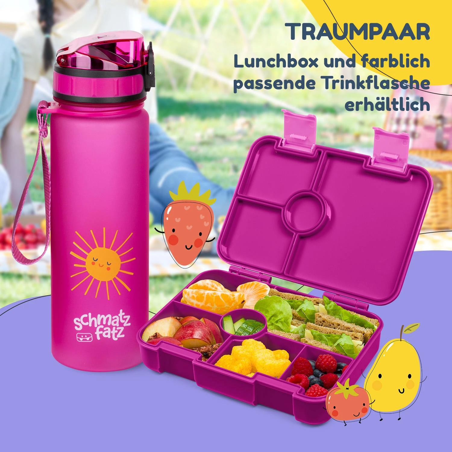 Schmatzfatz By Lite Lunchbox 6 Fächer 20,8x4,5x15 Cm BPA-frei Tritan 7 Schmatzfatz By Lite Lunchbox 6 Fächer 20,8x4,5x15 Cm BPA-frei Tritan – Bild 7