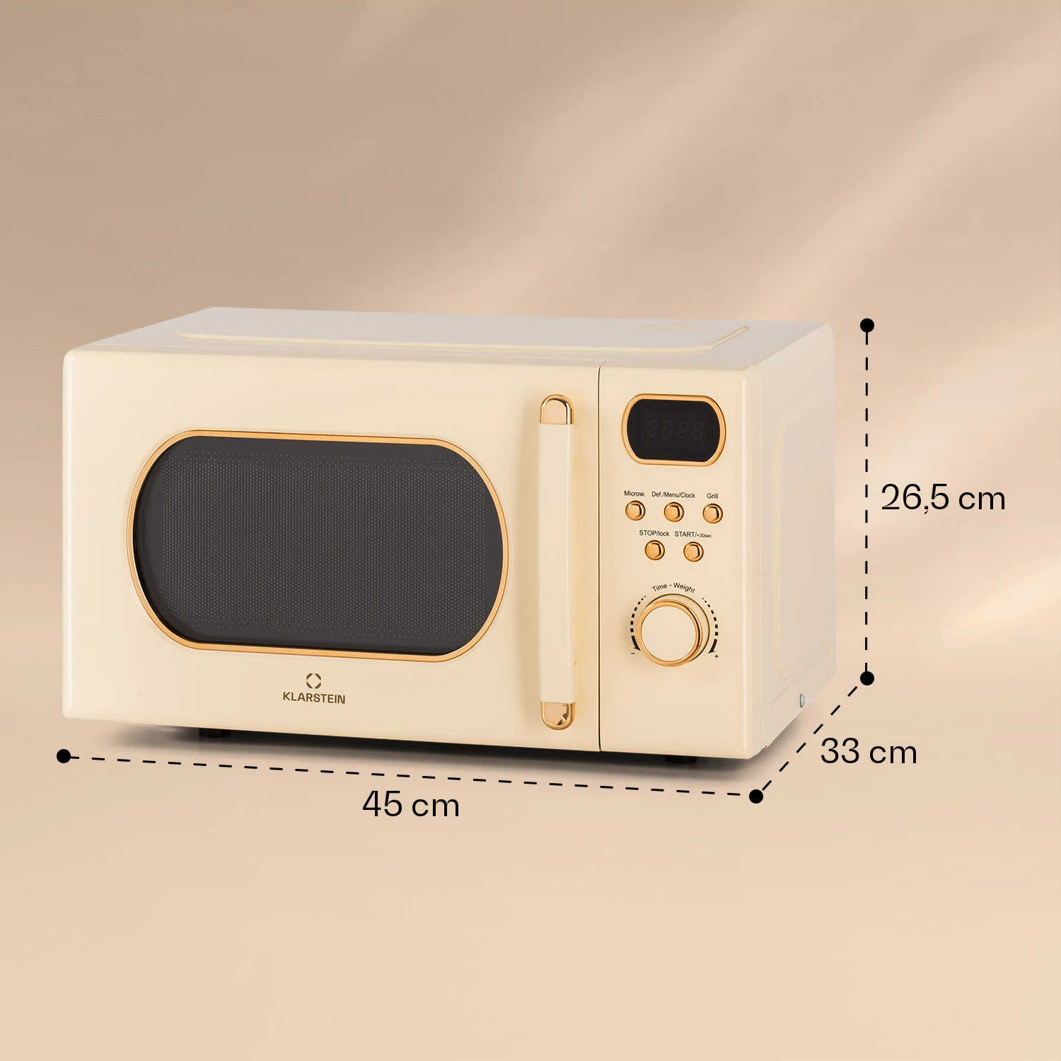 Julieta Mikrowelle Mit Grill 20l 700 / 800 W Ø25,5cm 8 Programme 7 Julieta Mikrowelle Mit Grill 20l 700 / 800 W Ø25,5cm 8 Programme – Bild 7