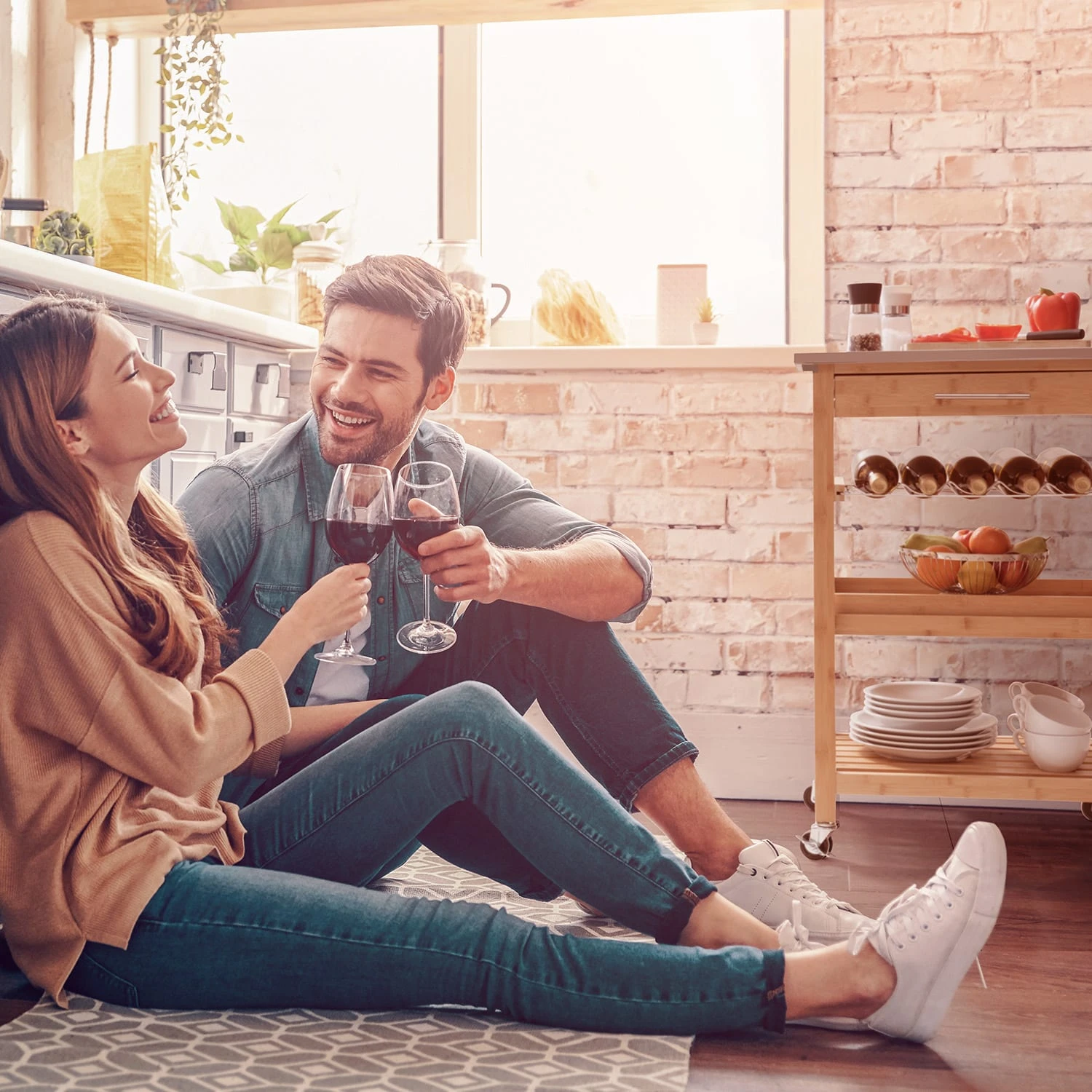 Vermont Servierwagen Küchenwagen 5 Etagen Holz Edelstahl Mobil 2 Vermont Servierwagen Küchenwagen 5 Etagen Holz Edelstahl Mobil – Bild 2